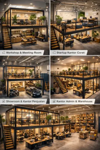Mezzanine Ruang Kantor di Sukatani