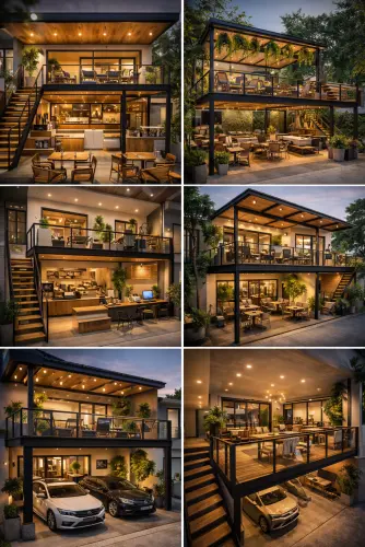 Mezannine Cafe Modern di Sukatani